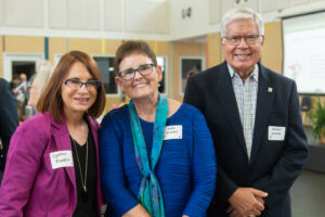 Dr. Cynthia Franklin with Kathy and Richard Armenta