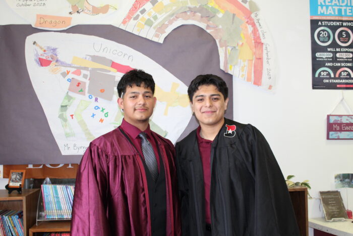 Two graduates from the UT Elementary class of 2017
