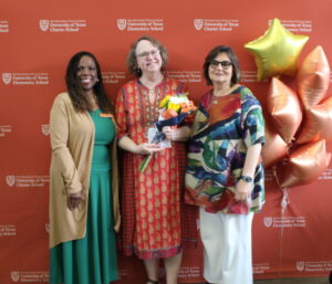 Dr. Nicole Whetstone, Jan Evans and Dr. Ramona Trevino