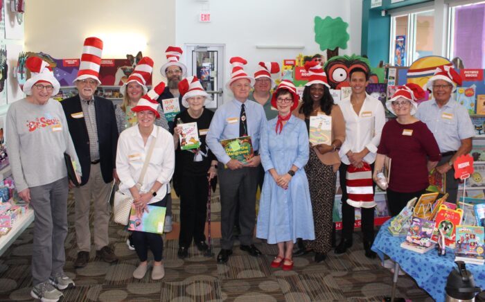 Group photo of all of our guest readers
