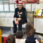 Sherry Melecki reading to students